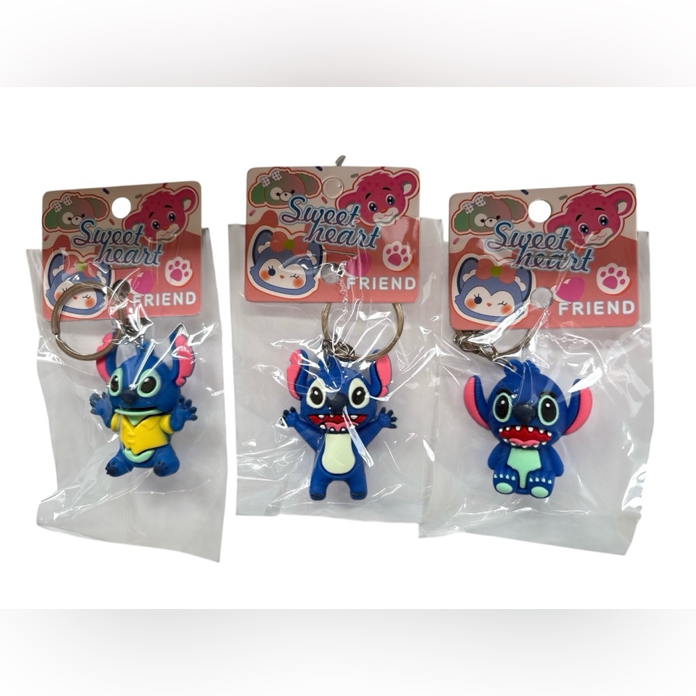 Stitch Key Rings Multi Colors - Picture 1 of 1